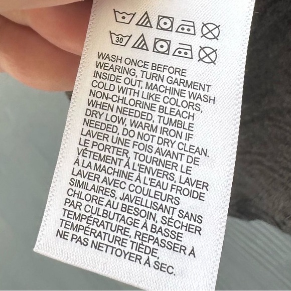 Lucky Brand Short Sleeve Embroidered Top Women's Gray Size XL - Picture 3 of 4